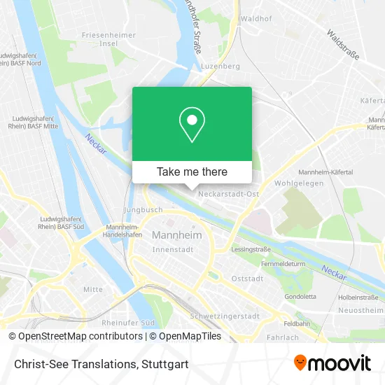 Карта Christ-See Translations