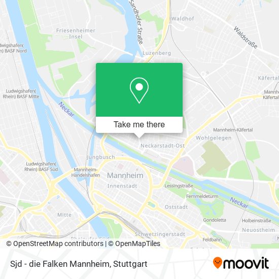 Sjd - die Falken Mannheim map