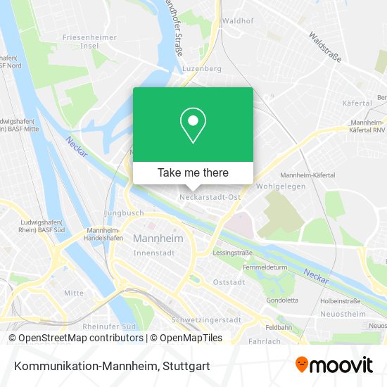 Kommunikation-Mannheim map