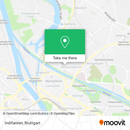 Карта Indifanten