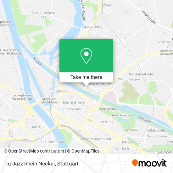 Ig Jazz Rhein Neckar map