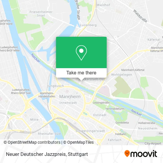 Карта Neuer Deutscher Jazzpreis