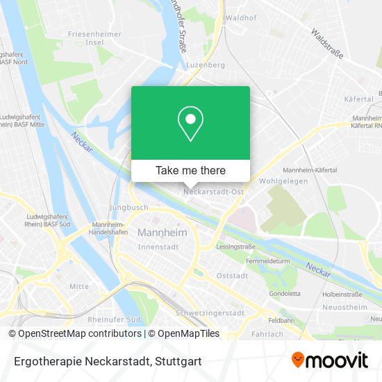 Ergotherapie Neckarstadt map