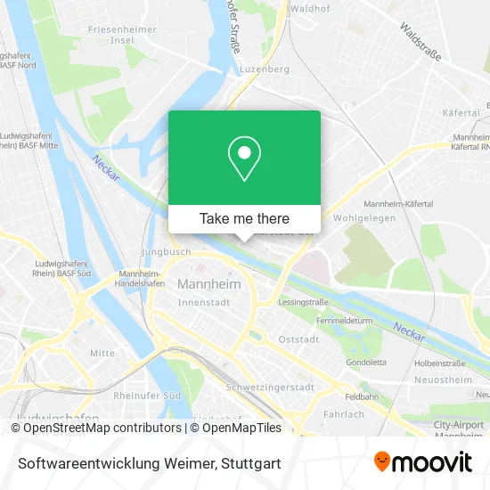 Карта Softwareentwicklung Weimer