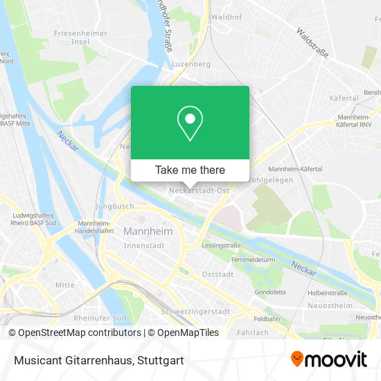 Карта Musicant Gitarrenhaus