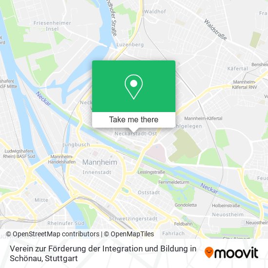 Verein zur Förderung der Integration und Bildung in Schönau map