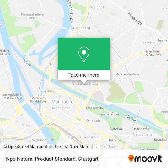 Nps Natural Product Standard map