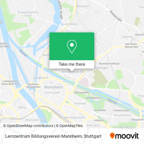 Lernzentrum Bildungsverein Mannheim map