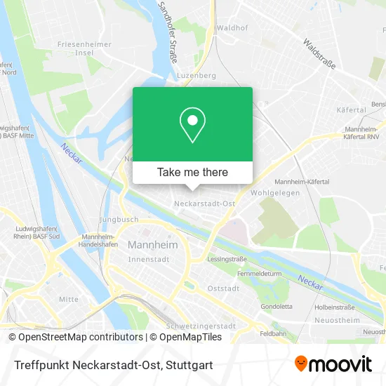 Карта Treffpunkt Neckarstadt-Ost