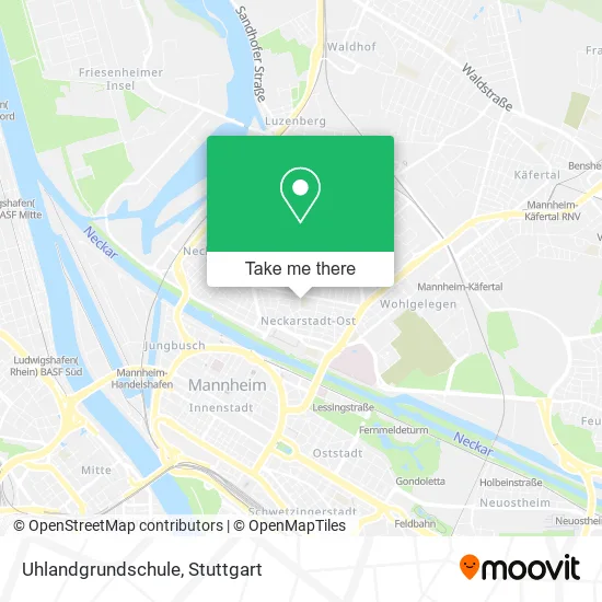 Карта Uhlandgrundschule