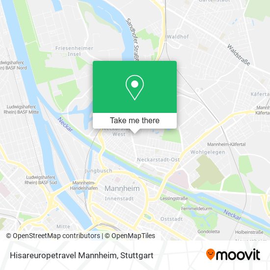 Карта Hisareuropetravel Mannheim
