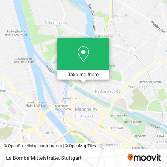 La Bomba Mittelstraße map