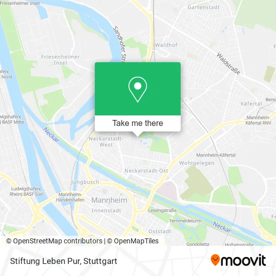 Карта Stiftung Leben Pur