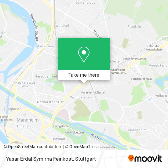 Карта Yasar Erdal Symirna Feinkost