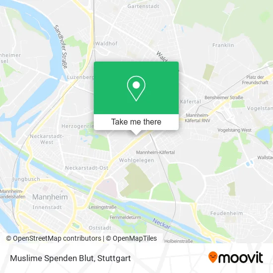 Карта Muslime Spenden Blut