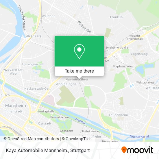Kaya Automobile Mannheim. map