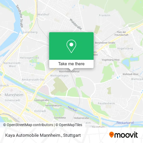 Карта Kaya Automobile Mannheim.