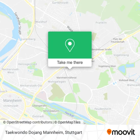 Карта Taekwondo Dojang Mannheim