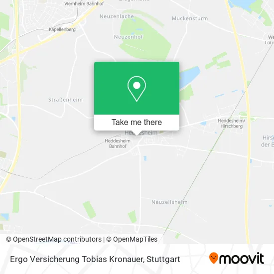 Карта Ergo Versicherung Tobias Kronauer