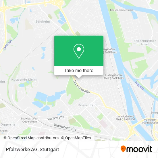 Карта Pfalzwerke AG