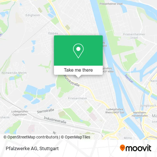 Карта Pfalzwerke AG