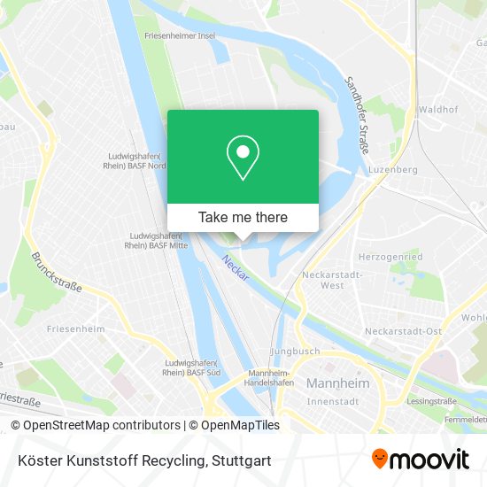 Köster Kunststoff Recycling map