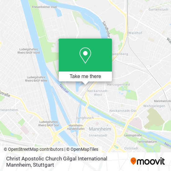 Christ Apostolic Church Gilgal International Mannheim map