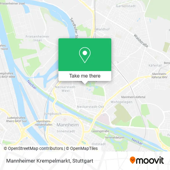 Карта Mannheimer Krempelmarkt