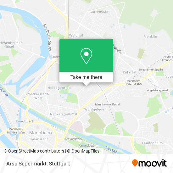 Карта Arsu Supermarkt