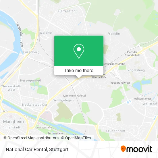 Карта National Car Rental