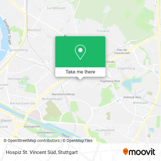 Карта Hospiz St. Vincent Süd