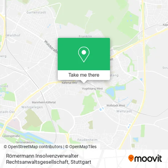 Карта Römermann Insolvenzverwalter Rechtsanwaltsgesellschaft