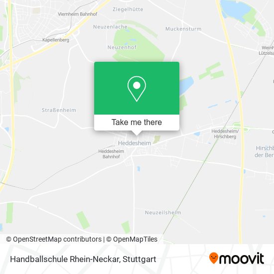Карта Handballschule Rhein-Neckar
