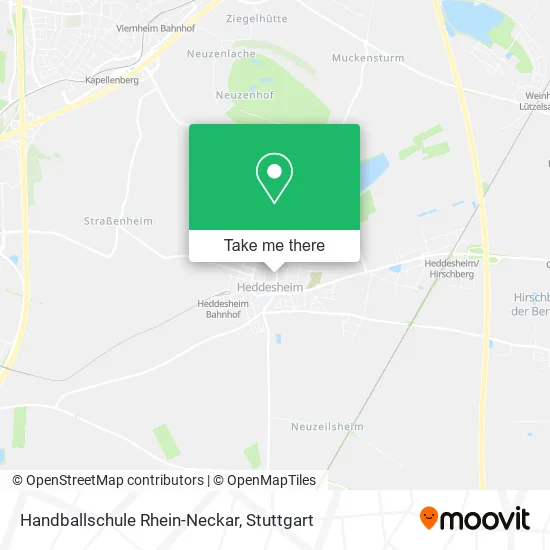 Карта Handballschule Rhein-Neckar