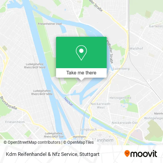 Карта Kdm Reifenhandel & Nfz Service
