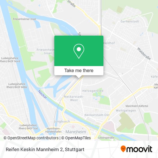 Карта Reifen Keskin Mannheim 2
