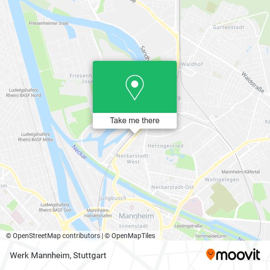 Werk Mannheim map