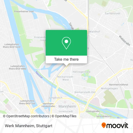 Карта Werk Mannheim