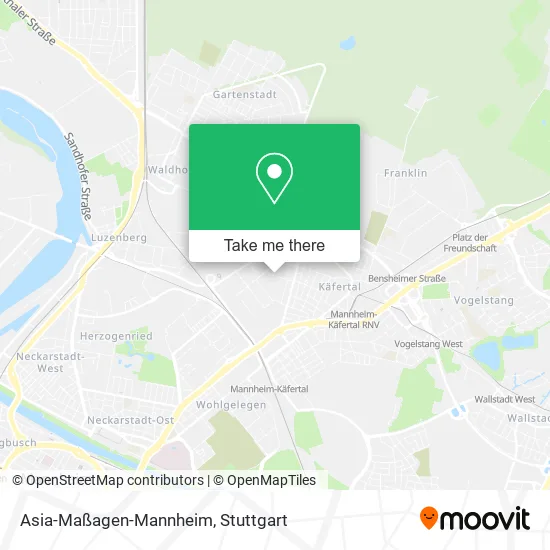 Карта Asia-Maßagen-Mannheim