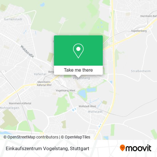 Einkaufszentrum Vogelstang map