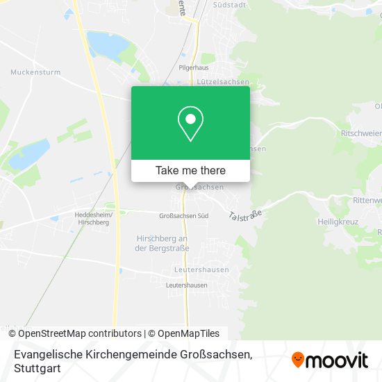 Evangelische Kirchengemeinde Großsachsen map