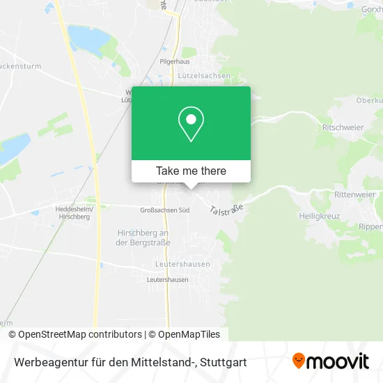Карта Werbeagentur für den Mittelstand-