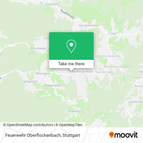 Feuerwehr Oberflockenbach map