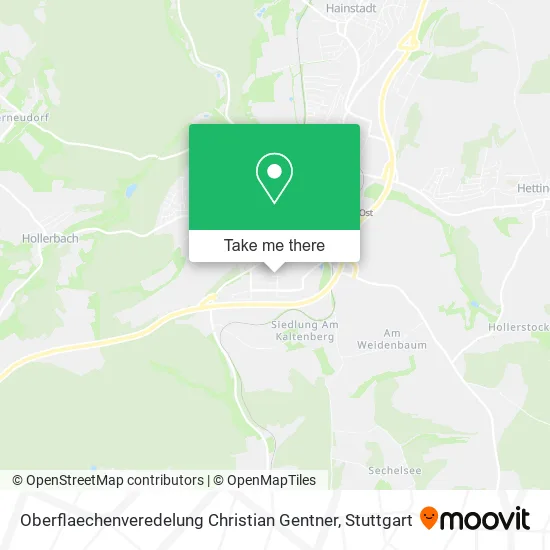 Карта Oberflaechenveredelung Christian Gentner