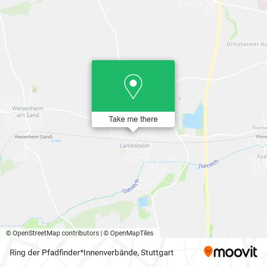 Карта Ring der Pfadfinder*Innenverbände