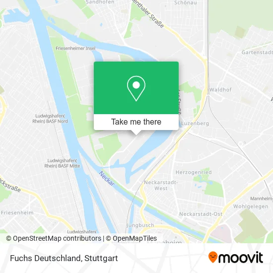 Карта Fuchs Deutschland