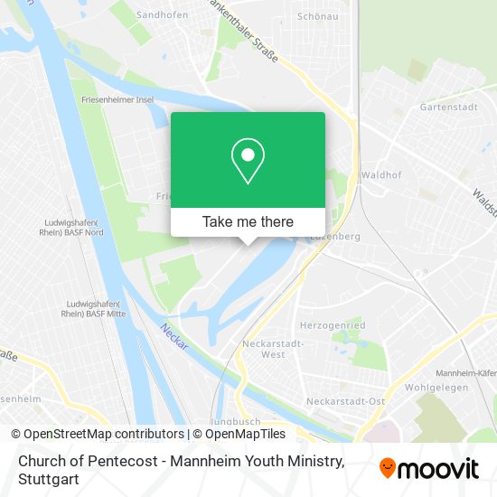 Church of Pentecost - Mannheim Youth Ministry map