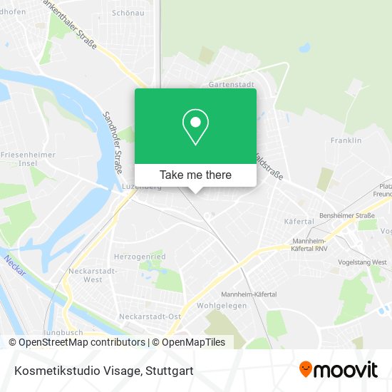 Карта Kosmetikstudio Visage