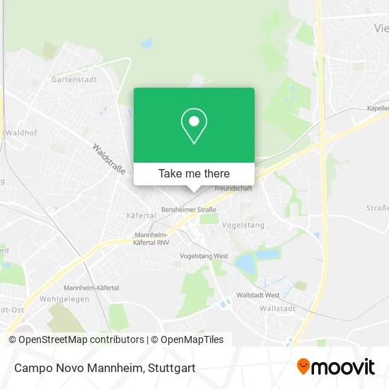 Карта Campo Novo Mannheim