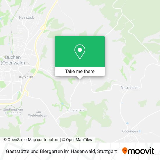 Gaststätte und Biergarten im Hasenwald map